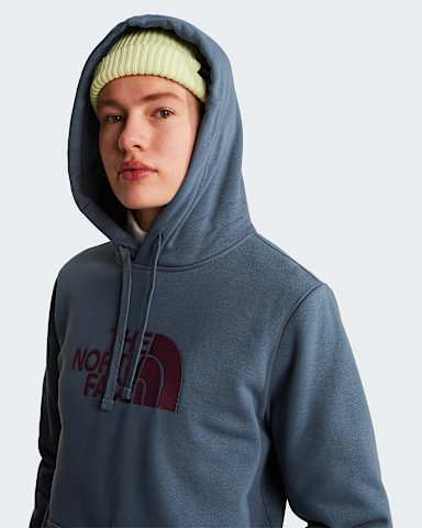Drew Peakhoodie voor dames TNF Granite GreyChroma Purple alt4