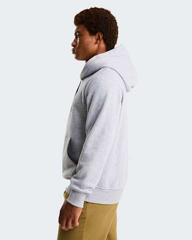 Mens Drew Peak Hoodie TNF TNF Light Grey HeatherNew Taupe Green ALT2