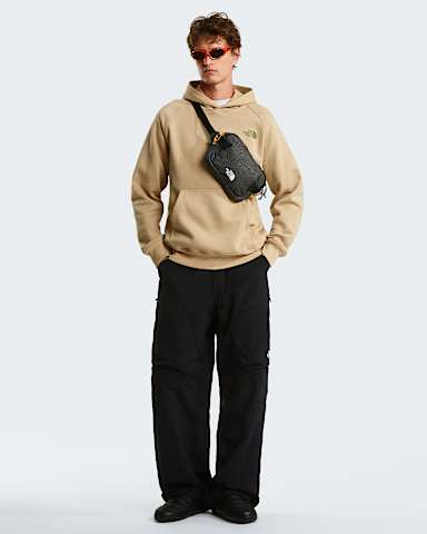 Mens Raglan NSE Box Hoodie TNF Khaki Stone ALT1