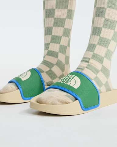 Teens Base Camp Slides III TNF Desert StoneDimmed Algae ALT4