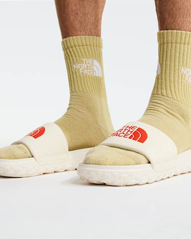 Ciabatte Never Stop Cush da uomo TNF White DuneLava Red ALT3