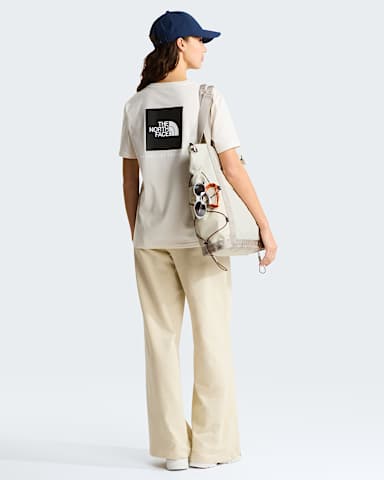 Womens Evolution NSE Box Relaxed TShirt TNF White Dune ALT2