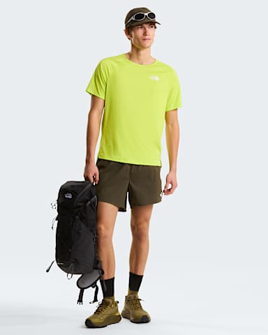 SunriserTshirt voor heren TNF Fizz Lime ALT1