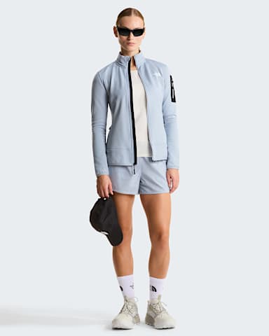 Mistyescape Fleecejacke fr Damen TNF Frost GreyTNF Black ALT1