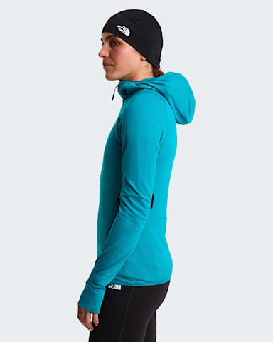 Veste capuche Bolt Polartec Power Grid pour femme TNF Deep Teal ALT2