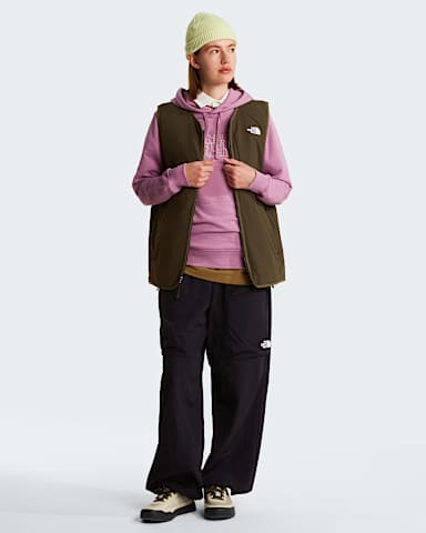 Drew Peak Light Kapuzenpulli fr Damen TNF Hushed LavenderMetal Pink ALT1