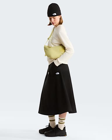 Drew Peak Light Sweatshirt fr Damen TNF White DuneLemon Mist ALT1