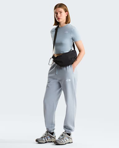 Womens Essential Relaxed Straight Joggers TNF Frost Grey ALT1