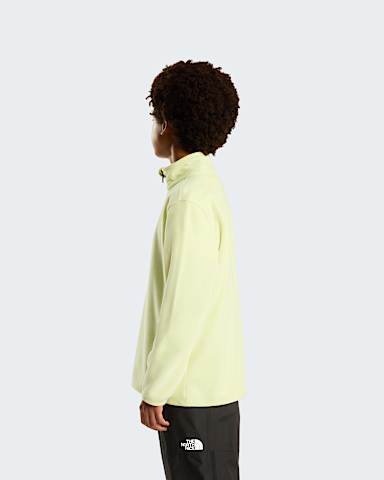 Polaire col zipp 100 Glacier pour enfant TNF Lemon Mist ALT2