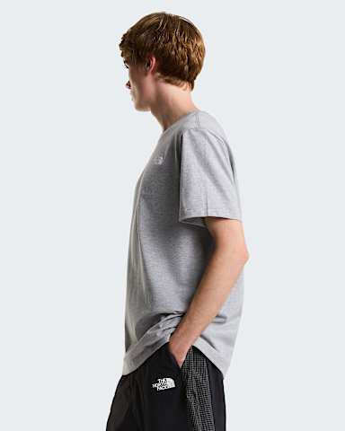 Tshirt Evolution Simple Dome Regular da uomo TNF TNF Pale Grey Heather ALT2