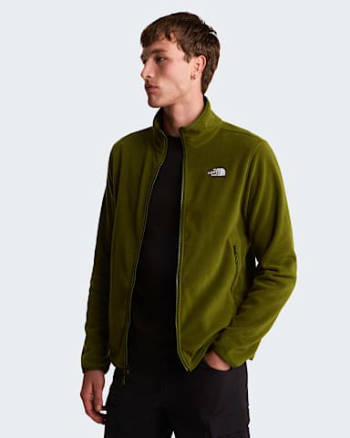 Glacierfleece voor heren TNF Woodland Green alt4