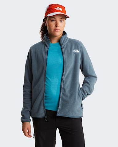 Glacierfleece voor dames TNF Granite Grey alt4