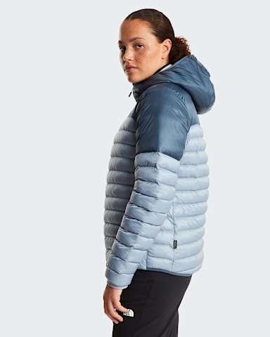 Terra Peakjas met capuchon voor dames TNF Frost GreyGranite Grey ALT2