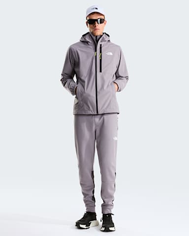 Mens Mountain Athletics Rainlit Hooded Jacket TNF Transcendent Grey ALT1