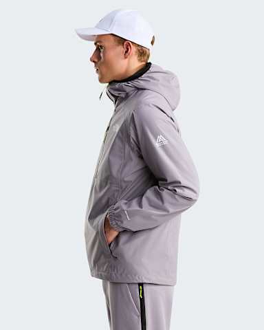 Mens Mountain Athletics Rainlit Hooded Jacket TNF Transcendent Grey ALT2