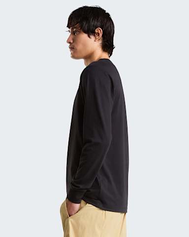 Camiseta recta de manga larga Simple Dome Evolution para hombre TNF TNF Black ALT2