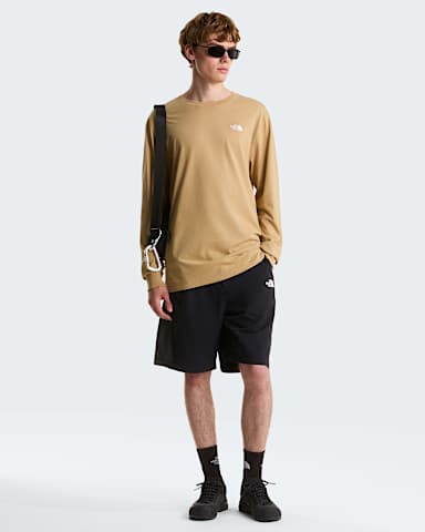 Evolution Simple Dome regulr geschnittenes LangarmTShirt fr Herren TNF Khaki Stone ALT1