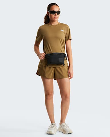 Womens Flex 2In1 Shorts TNF CedarNew Taupe Green ALT1