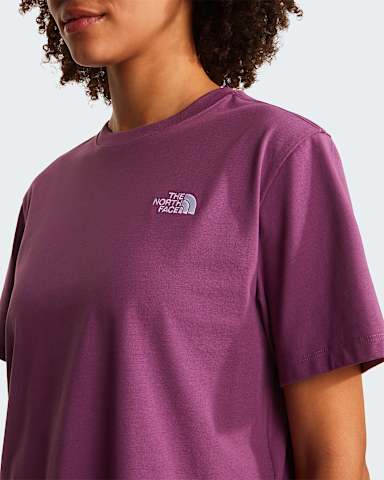 Tshirt court dcontract Simple Dome Evolution pour femme TNF Chroma Purple alt5
