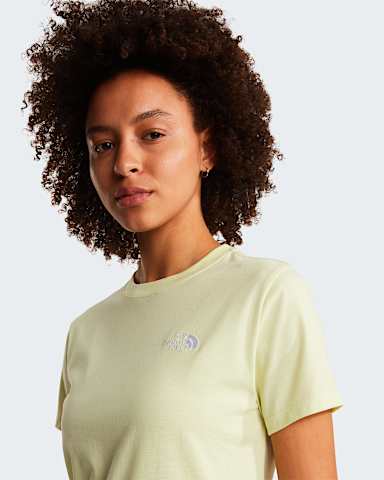 Tshirt ajust Simple Dome Evolution pour femme TNF Lemon Mist alt4