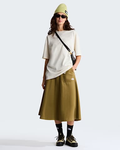 Tshirt Simple Dome Essential TNF pour femme TNF White Dune ALT1