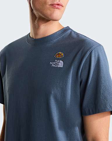 60e Jubileum Patch Relaxed TShirt voor heren TNF Granite Grey alt4