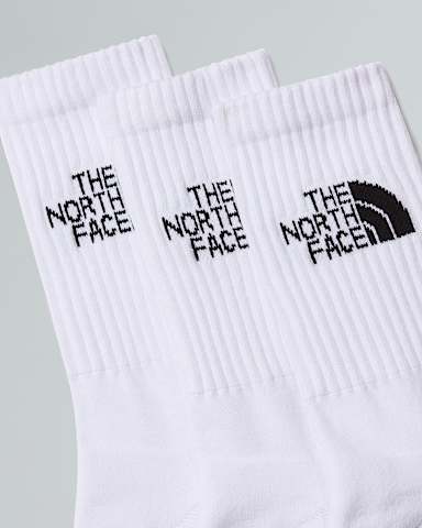 Everyday Standard Crew Socks TNF TNF White ALT1