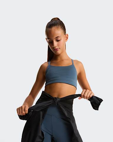 Girls Flex Bra TNF Granite Grey alt4
