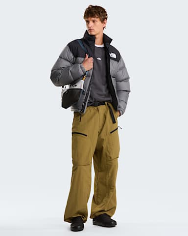 Mens 1996 Retro Nuptse Jacket TNF Smoked PearlTNF Black ALT1