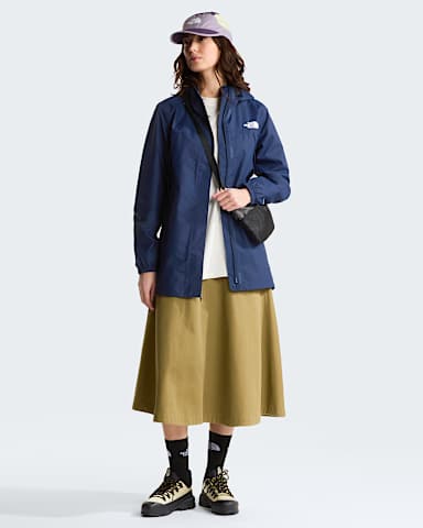 Antora Regenparka fr Damen TNF Summit Navy ALT1