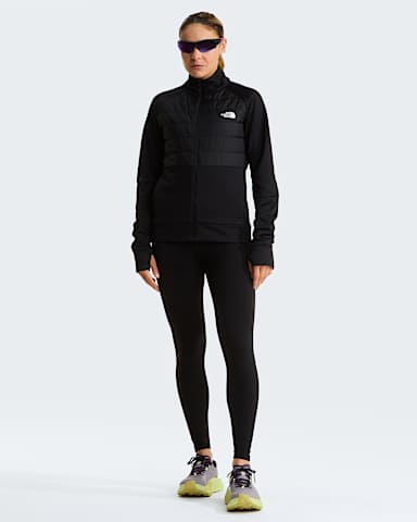 Veste zippe hybride Reaxion 20 pour femme TNF TNF Black Heather ALT1