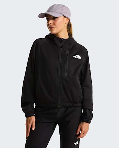 Womens Mountain Athletics FullZip Hooded Fleece TNF TNF Black HERO