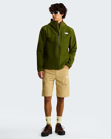 Mens Exploration Convertible Regular Tapered Trousers TNF Khaki Stone ALT1