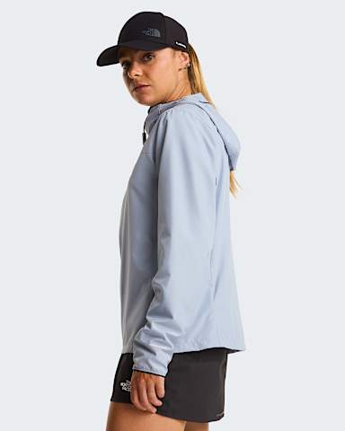 Womens Fontanales Wind Jacket TNF Frost Grey ALT2