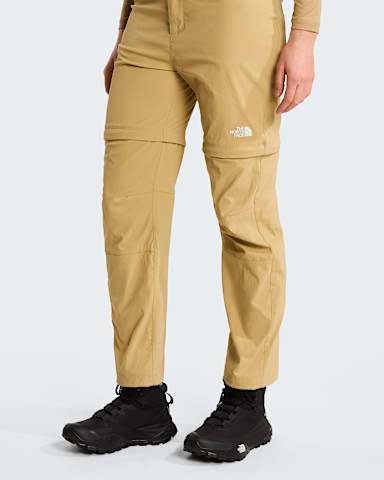 Womens Exploration Convertible Regular Straight Trousers TNF Khaki Stone HERO