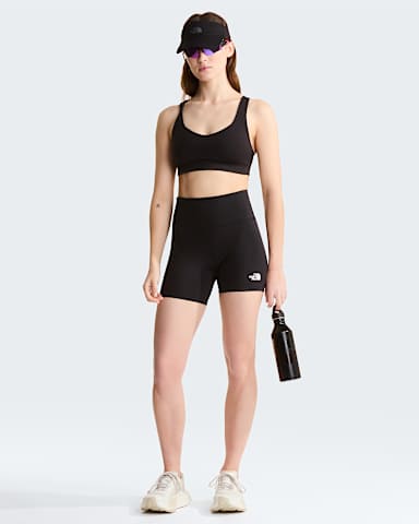 Womens Flex 5 Tight Shorts TNF TNF Black ALT1