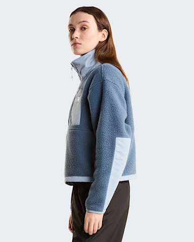 Womens Yumiori OffPeak 12 Zip Fleece Jacket TNF Granite GreyFrost Grey ALT2