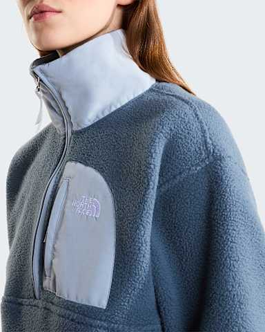Yumiori OffPeak Fleecejacke mit 12langem RV fr Damen TNF Granite GreyFrost Grey alt4
