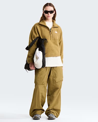 Veste en polaire demizippe Yumiori OffPeak pour femme TNF Cedar ALT1