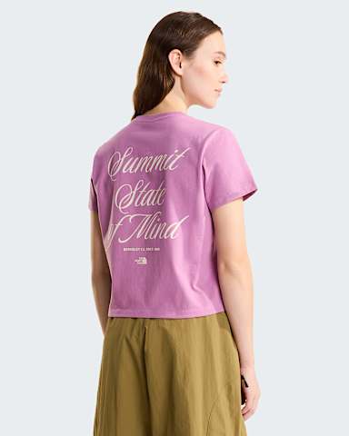 Inspire Exploration Cutie TShirt Damen TNF Hushed LavenderWhite Dune HERO