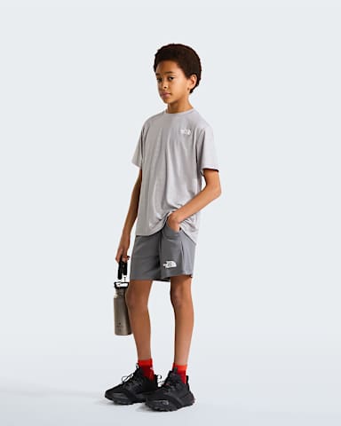 Teens Poly Knit Shorts TNF Smoked Pearl ALT1