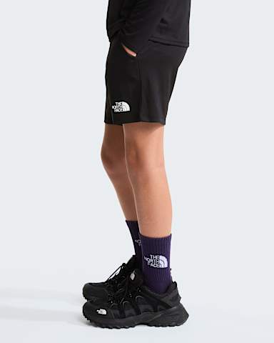 Teens Poly Knit Shorts TNF TNF Black ALT2