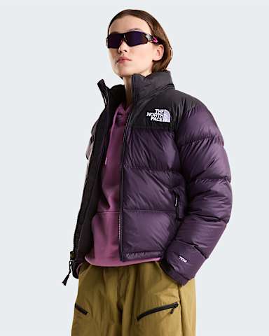 Womens 1996 Retro Nuptse Jacket TNF Endless Dusk TNF Black alt4