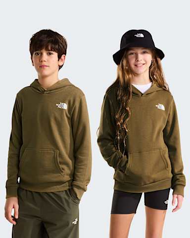 Teens Simple Dome Light Regular Hoodie TNF Cedar HERO