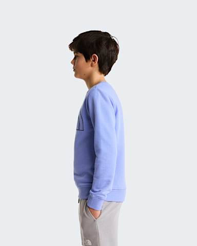 Sweat col rond Drew Peak pour enfant TNF Periwinkle Glow ALT2