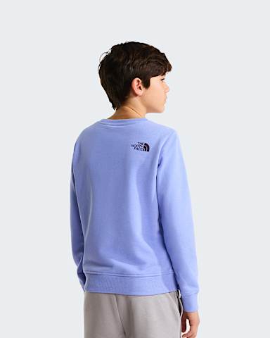 Sweat col rond Drew Peak pour enfant TNF Periwinkle Glow ALT3