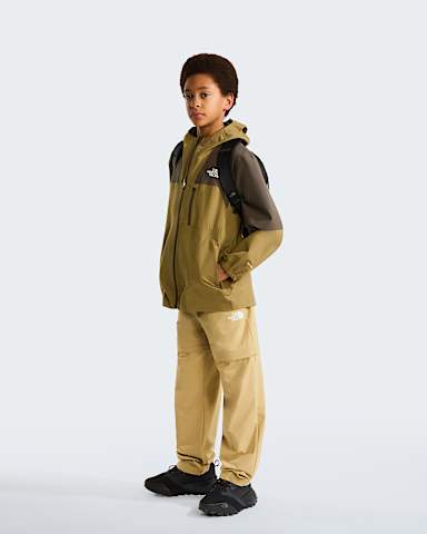 Teens Hike Packable Shell Jacket TNF New Taupe GreenCedar ALT1