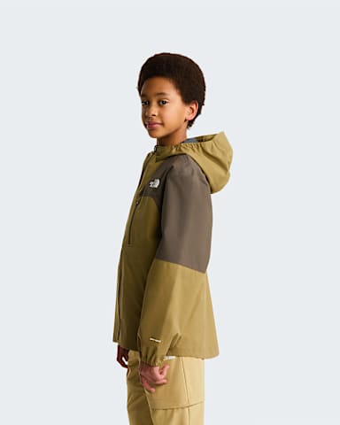 Teens Hike Packable Shell Jacket TNF New Taupe GreenCedar ALT2