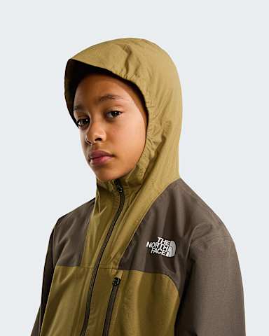 Giacca guscio Hike Packable da ragazzi TNF New Taupe GreenCedar alt5