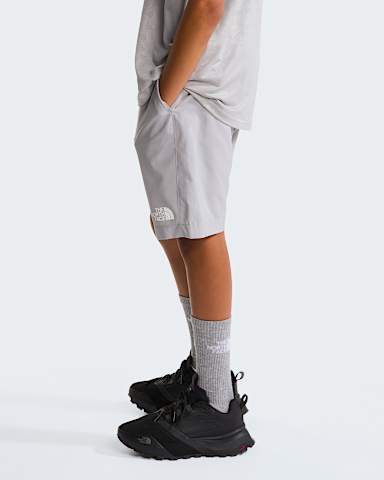 Teens 247 Pentadome Embossed Shorts TNF Meld Grey ALT2